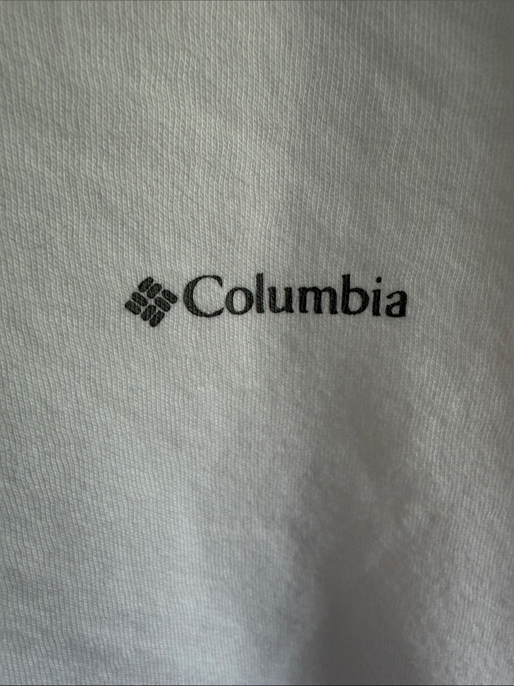 Columbia White Quarter-Zip Fleece Pullover - Picture 3 of 6